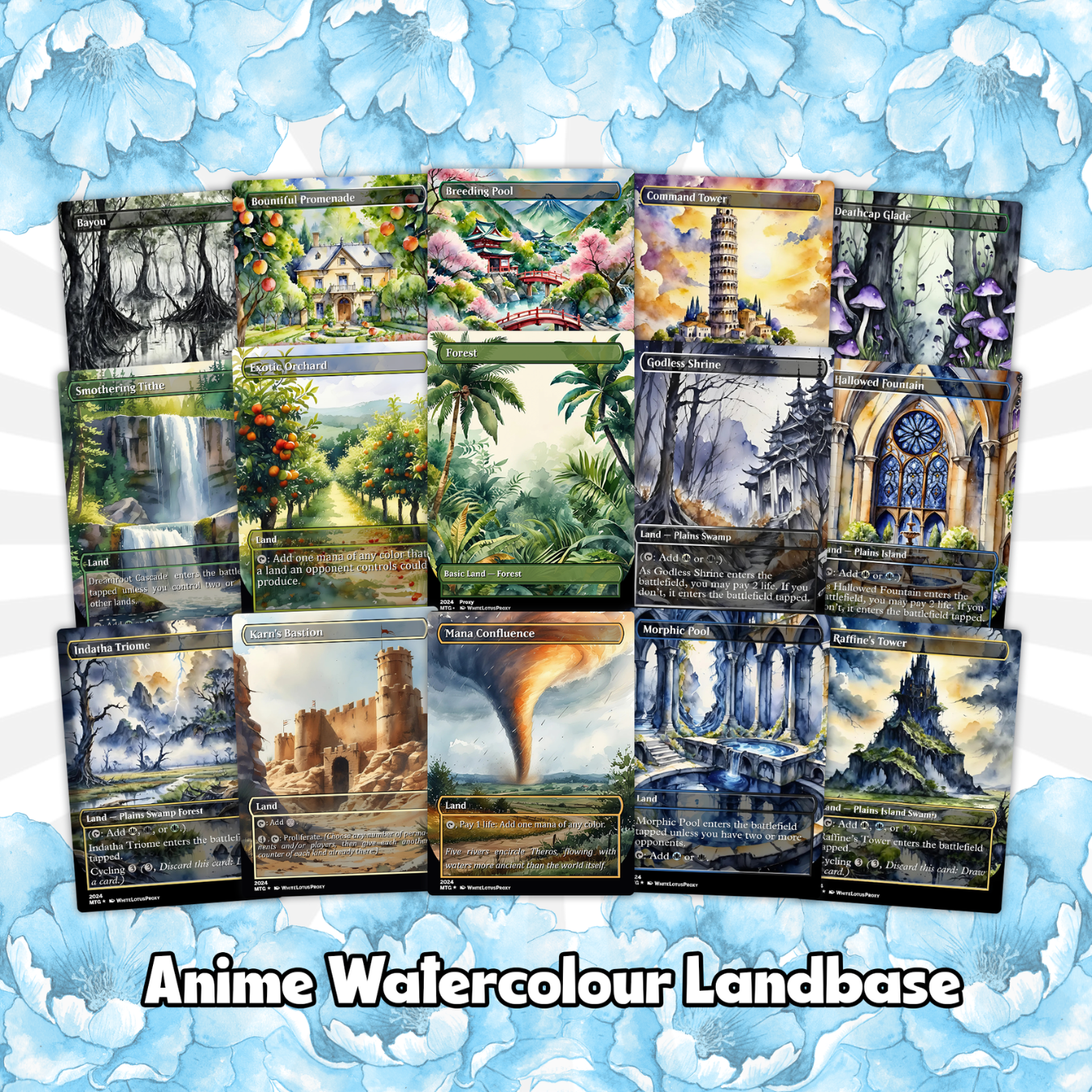 Atraxa SUPERFRIENDS Anime Waifu Proxy Commander Deck Custom Proxy EDH English High Quality Cards