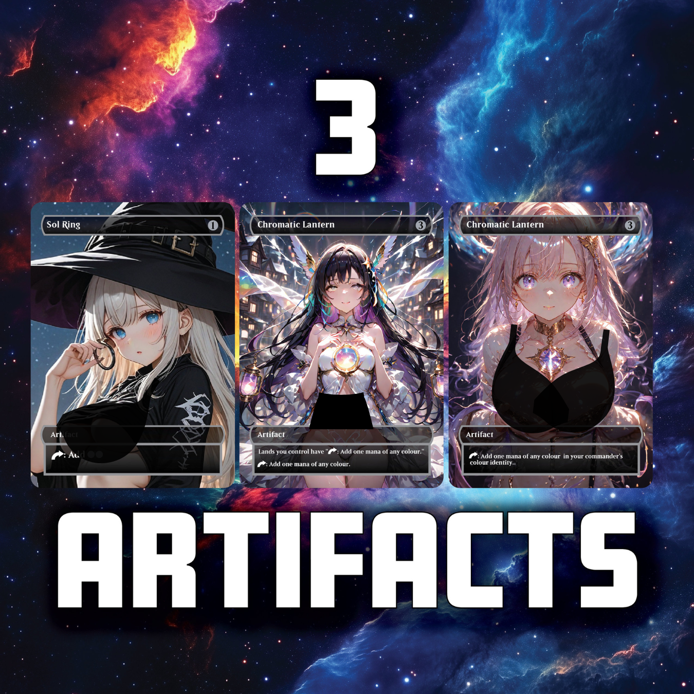 Custom Arcades, the Strategist Proxy Commander Deck - Sexy Art Edition