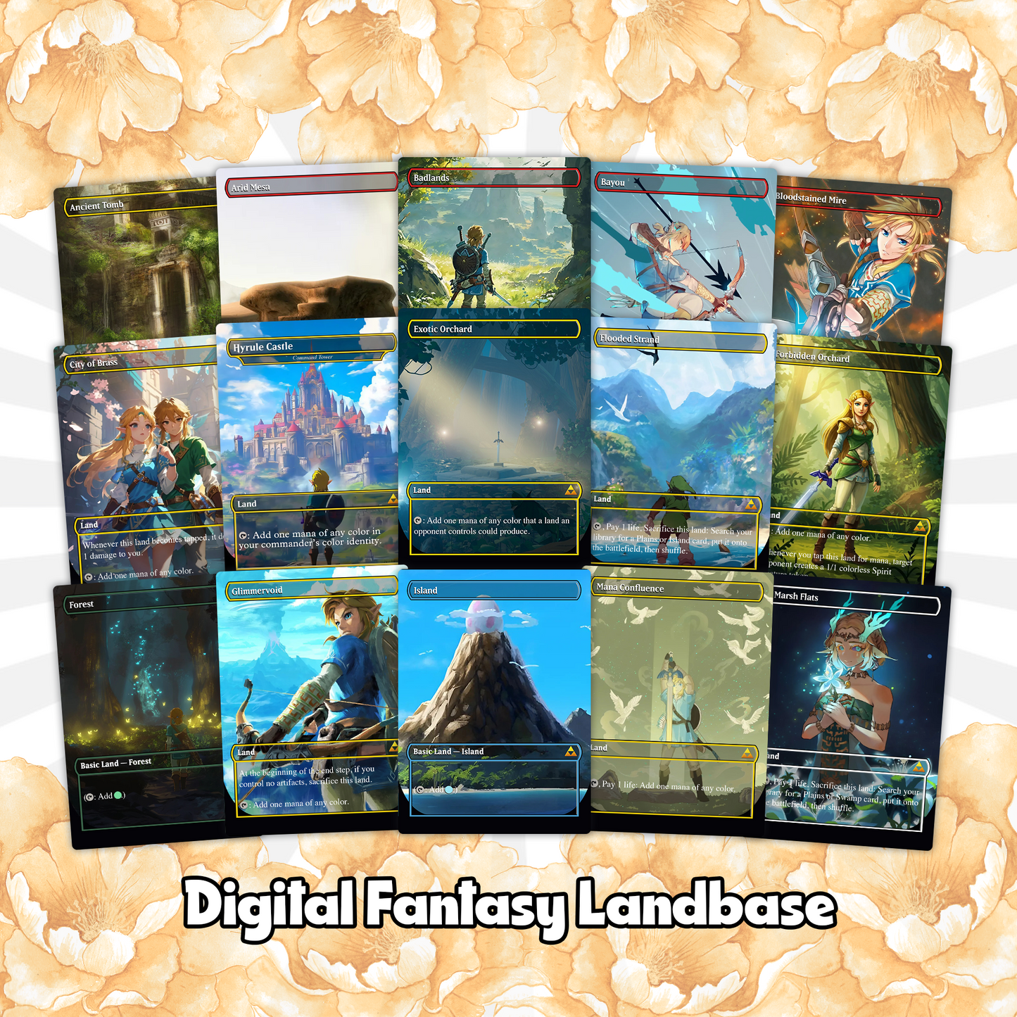 Saviors of Hyrule – 100 Card Zelda Themed Commander | Custom MTG Proxy EDH