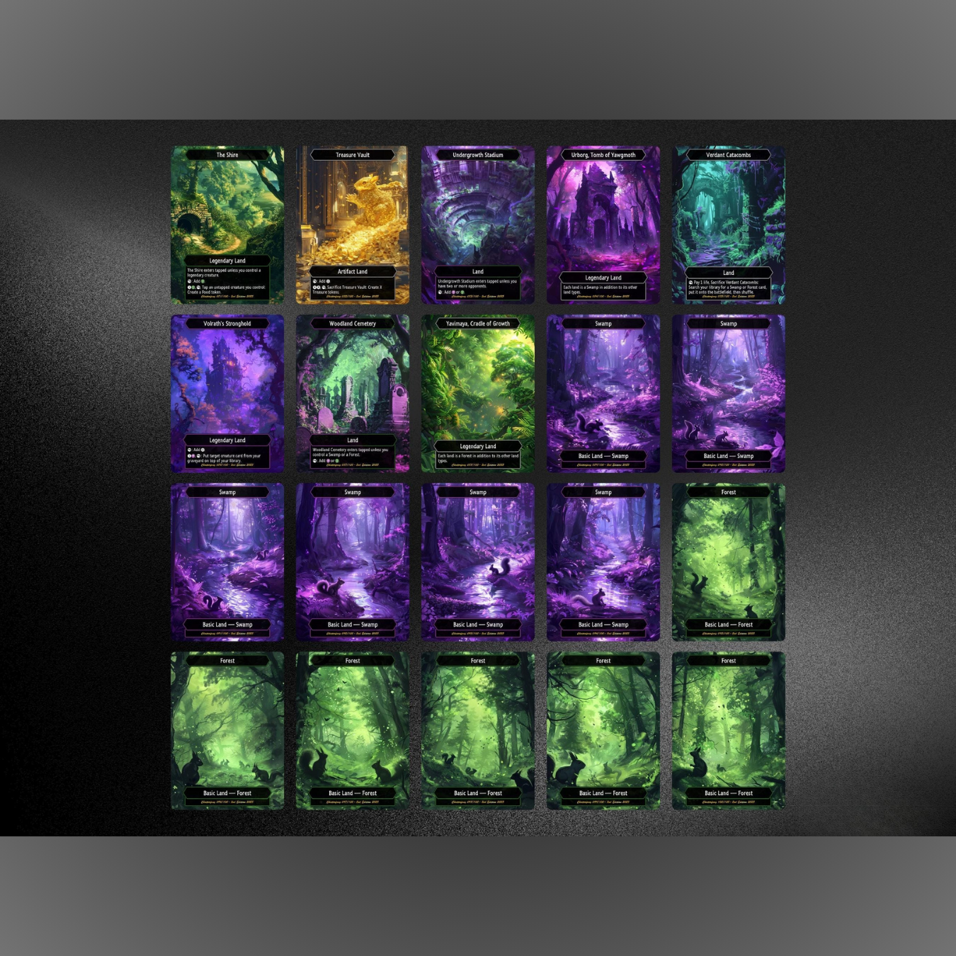 Chatterfang Commander Squirrel Deck – Custom Cards for Casual Play