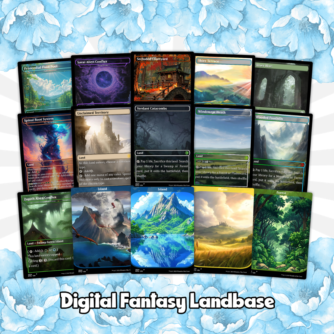 Alien Commander Deck • Alien Mtg Proxy Deck • Mtg Commander Deck • Custom MTG card • Magic The Gathering • Mtg Proxy Commander