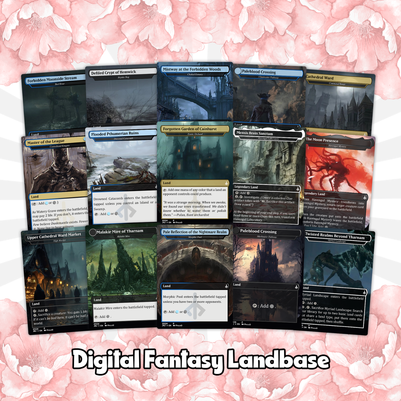 Bloodborne Themed Commander Deck Proxies, Aristocrat/Artifact Combo, 120+ Unique Cards, Quality Custom Card Proxy Replicas for Commander EDH