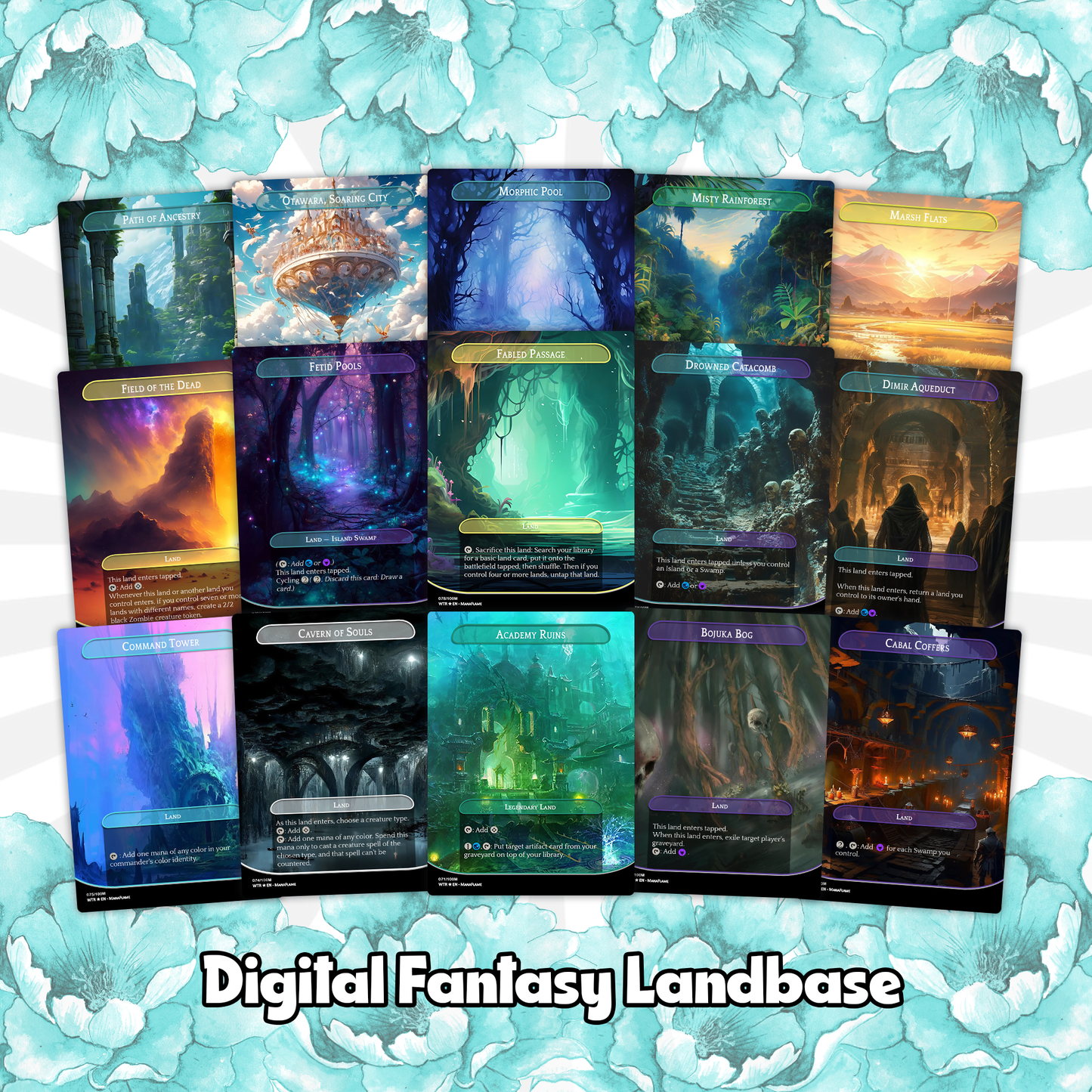 Wilhelt Zombie Tribal - 100 Proxy Cards - Commander EDH Deck - High Quality Altered Cards - Full ManaFlame Deck