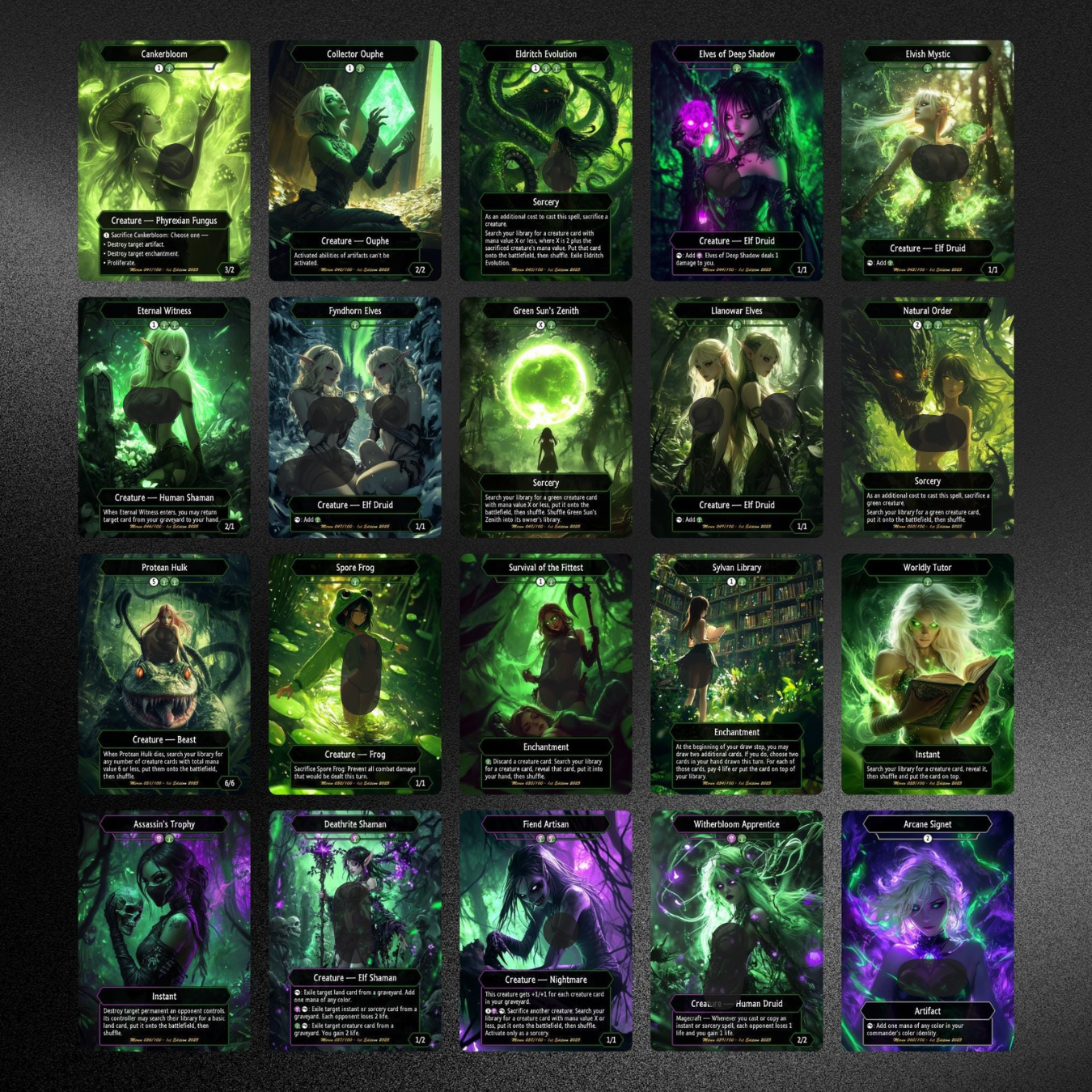 Meren Commander Graveyard Deck – Custom Cards for Casual Play