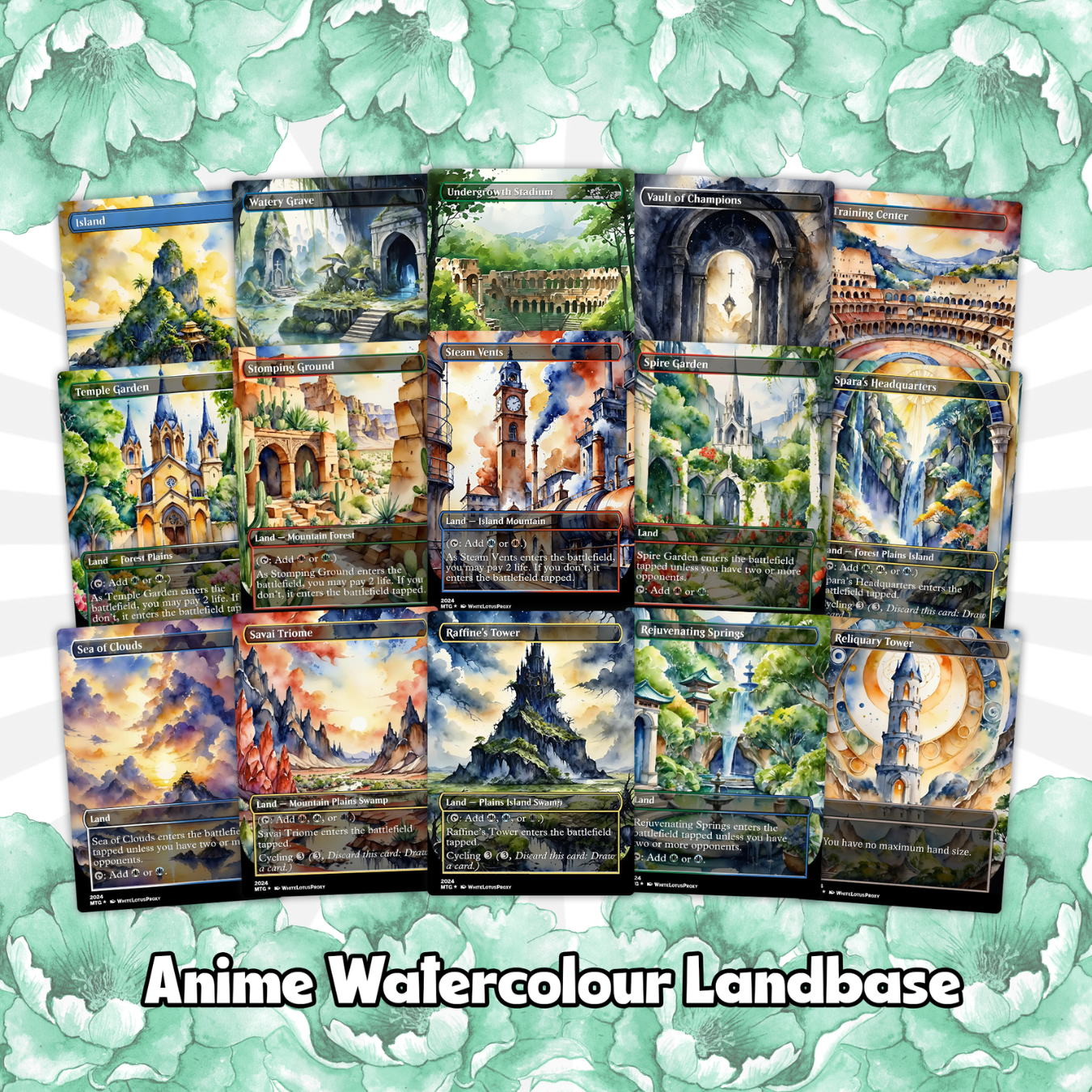 Esika God of the Tree Anime Waifu Proxy Commander Deck Custom Proxy EDH Superfriends English High Quality Cards