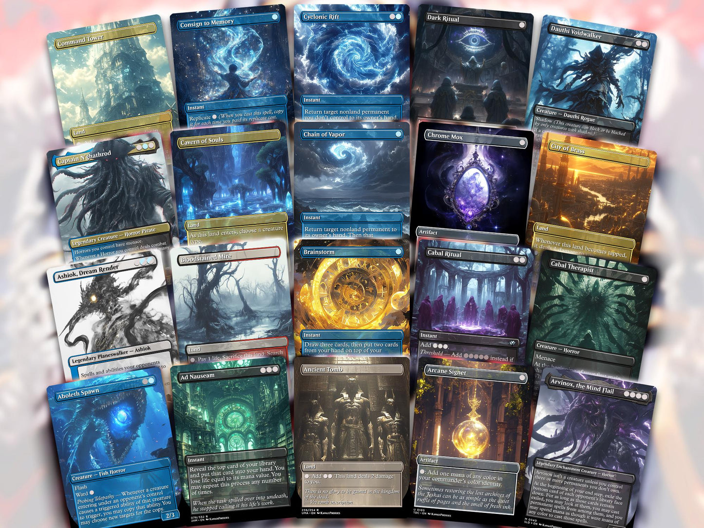 Mythological Creatures MTG Deck - Captain N'ghathrod EDH | Premium Deck | Custom Competitive 100+ Cards