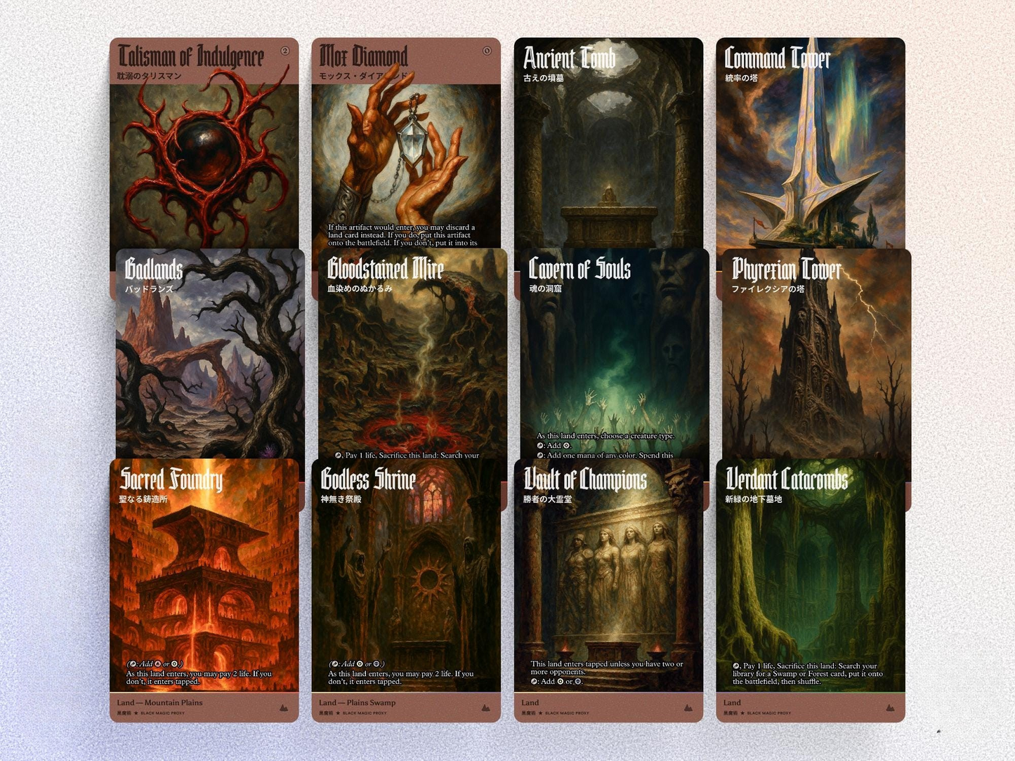 Vampire Aristocrats cEDH Commander Deck — 100+ Custom Art Playtest Cards for Commander EDH