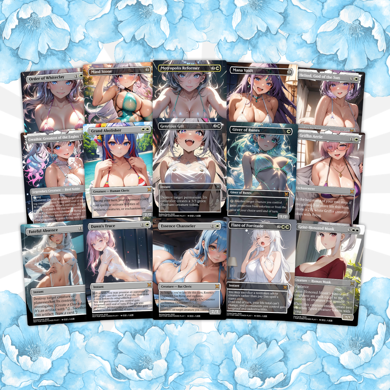 Elesh Norn Anime Style Waifu Tribal Commander Deck Special Edition Custom Proxy Deck Art For EDH High Quality Cards 108 Cards