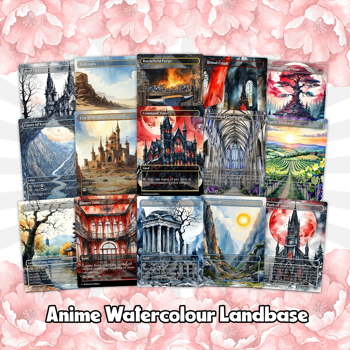 Vampire Tribal Anime Waifu Proxy Commander Deck Custom Proxy EDH High Quality Cards