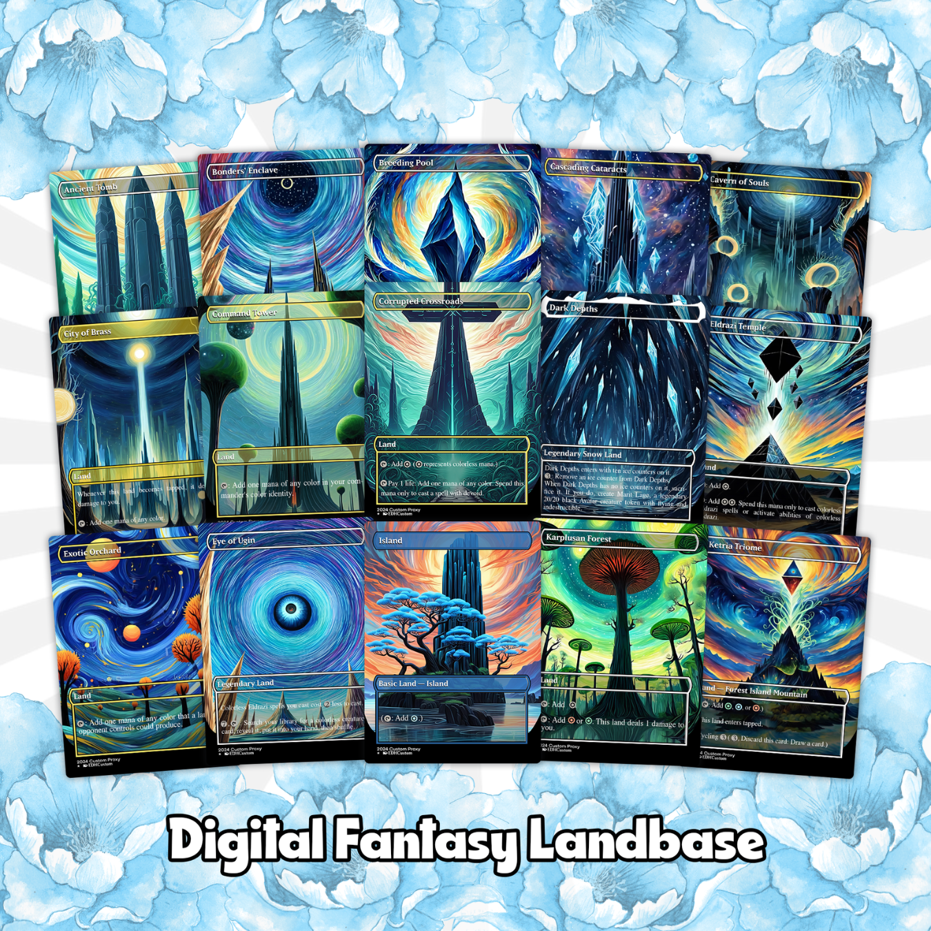 Eldrazi Proxy Deck Ulalek Abstract 100 Cards + Sideboard + Tokens | Premium Quality Custom MTG Proxies for EDH Commander