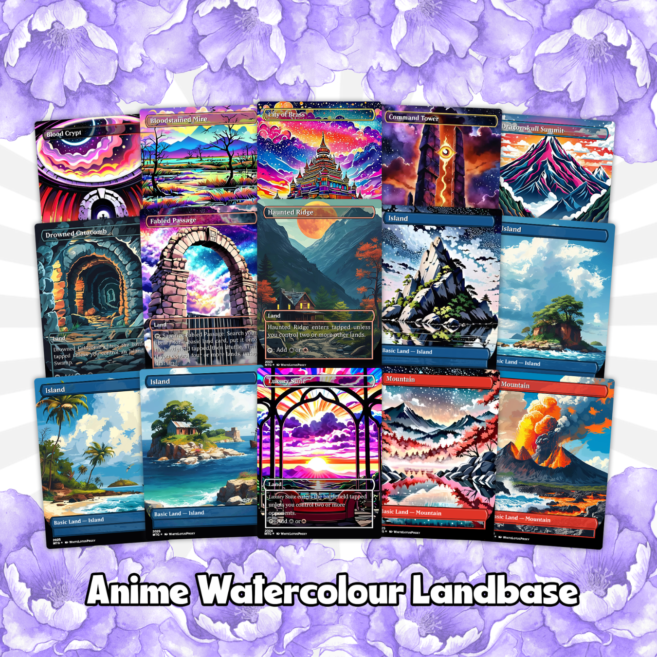 Curse Tribal Anime Waifu Ready to Play Proxy Commander Deck Custom Proxy EDH Curse Tribal English High Quality Cards