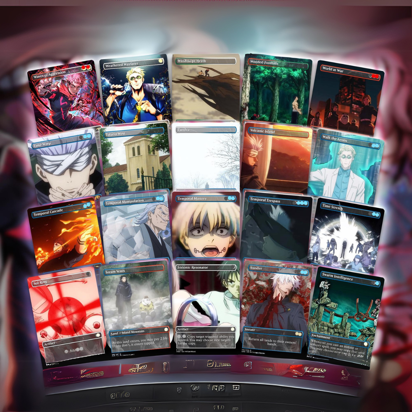 Jujutsu Kaisen EDH Commander Deck – Custom Anime-Inspired MTG Proxy Deck