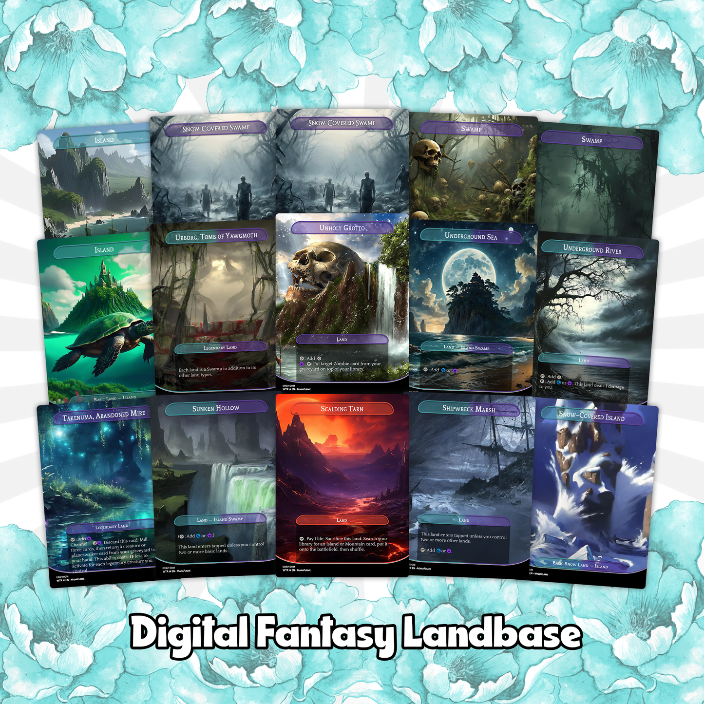 Wilhelt Zombie Tribal - 100 Proxy Cards - Commander EDH Deck - High Quality Altered Cards - Full ManaFlame Deck