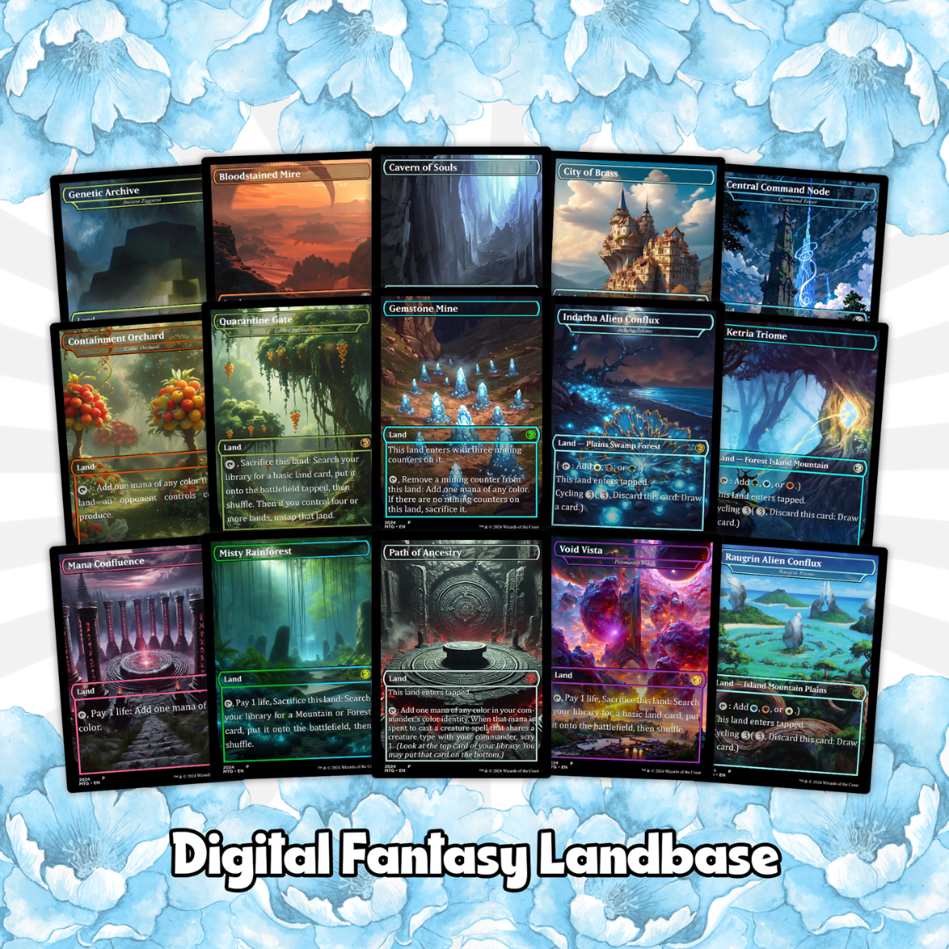 Alien Commander Deck • Alien Mtg Proxy Deck • Mtg Commander Deck • Custom MTG card • Magic The Gathering • Mtg Proxy Commander