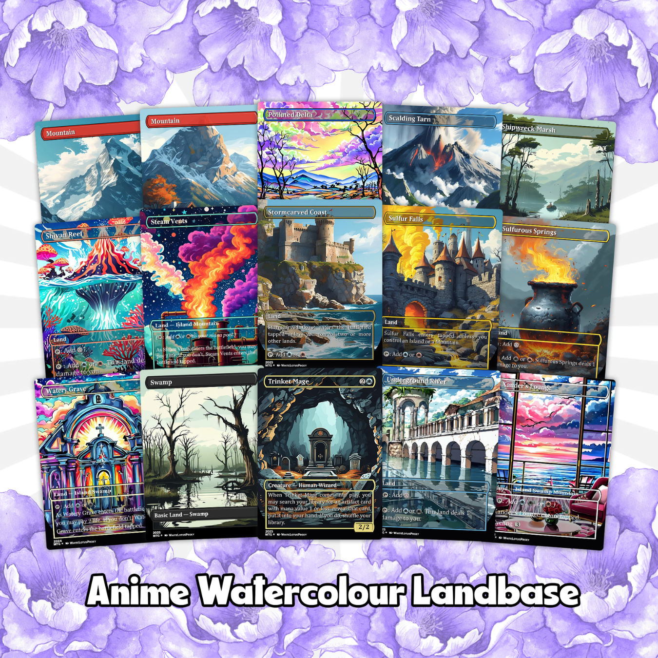 Curse Tribal Anime Waifu Ready to Play Proxy Commander Deck Custom Proxy EDH Curse Tribal English High Quality Cards