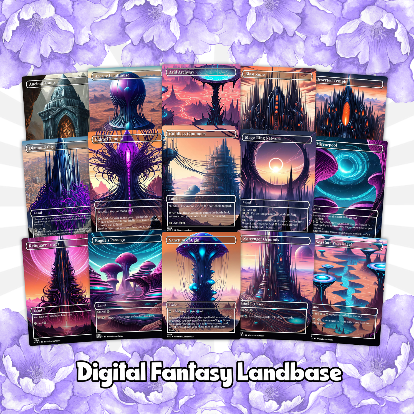 Zhulodok Eldrazi Anime Waifu Proxy Commander Deck Special Edition Custom EDH Deck English High Quality Cards