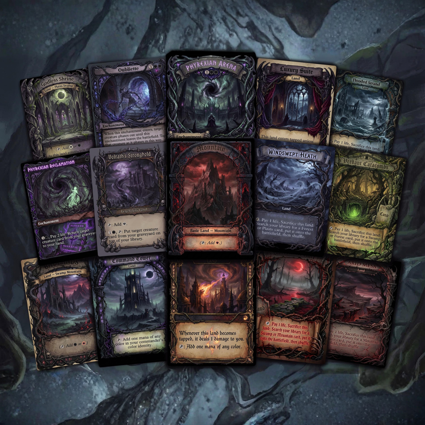 Angels Demons and Dragons Theme / Kaalia of the Vast Commander Deck / Premium Paper Proxy Deck / 100 cards + tokens / Angel Demon Dragon Tribal Bracket 4 EDH Magic Deck