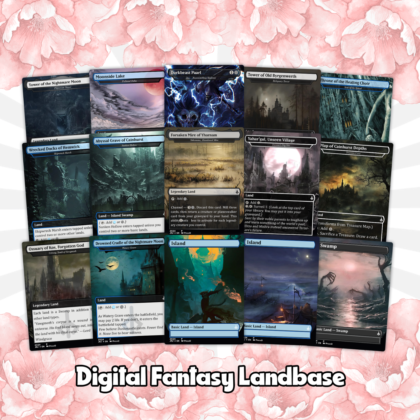 Bloodborne Themed Commander Deck Proxies, Aristocrat/Artifact Combo, 120+ Unique Cards, Quality Custom Card Proxy Replicas for Commander EDH