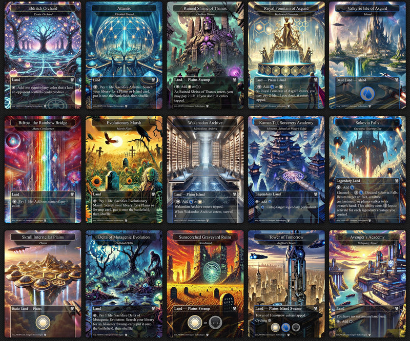 H.a.s.h.a.t.o.n. the S.c.a.r.a.b.'s. Fist EDH Deck, 115 Cards, 15 Sideboard, Includes all major characters, T.h.a.n.o.s. and H.i.g.h. .Evolutionary Themed