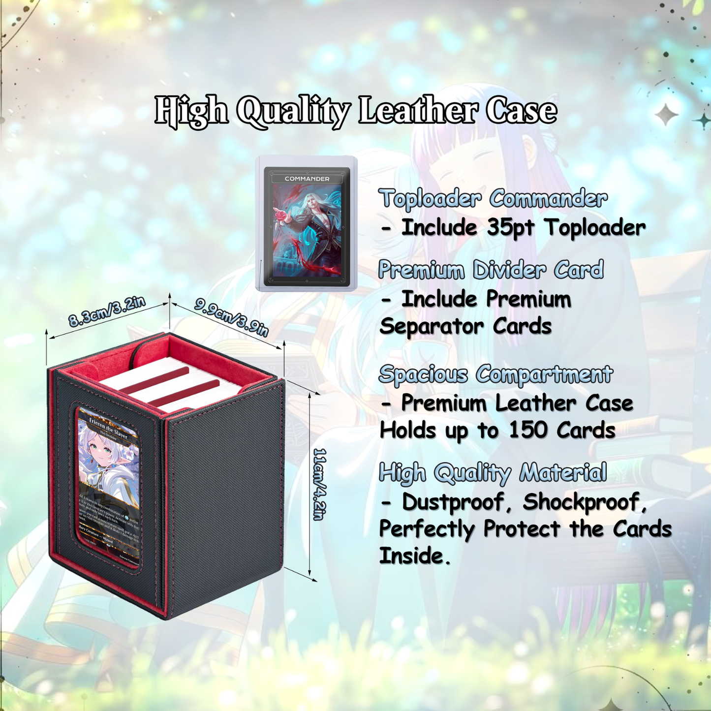 Frieren Spellslinger Theme / Vivi Commander Deck / Premium Paper Proxy Deck / 110 cards + tokens / Control Theme Bracket 4 EDH Magic Deck