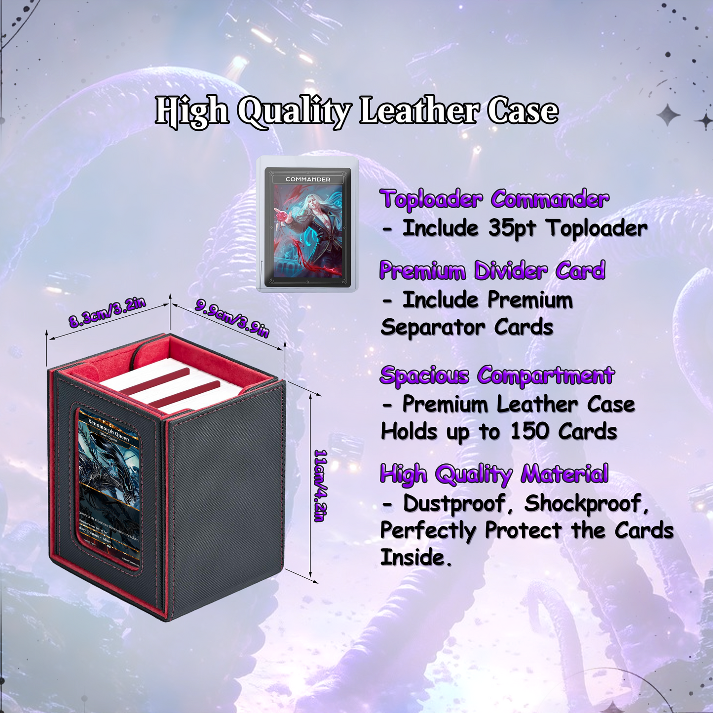 Alien Commander Deck • Alien Mtg Proxy Deck • Mtg Commander Deck • Custom MTG card • Magic The Gathering • Mtg Proxy Commander