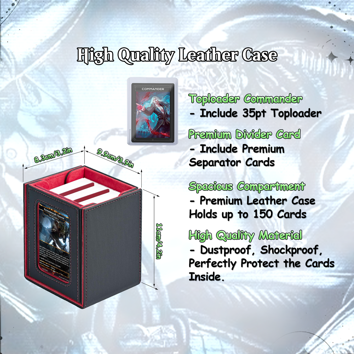 Alien Commander cEDH Deck - Alien Commander Magic Commander - Magic Proxy Deck with 170+ Unique Cards - Custom Cards MTG Proxy for Casual Play