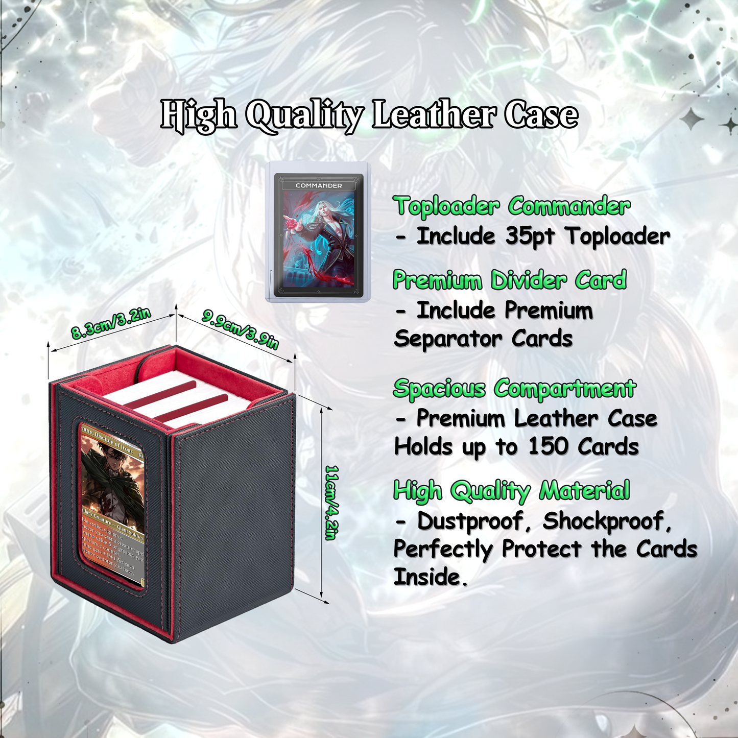 Attack on Titan MTG Deck - KALEMNE EDH Premium Custom Competitive 100+ Cards