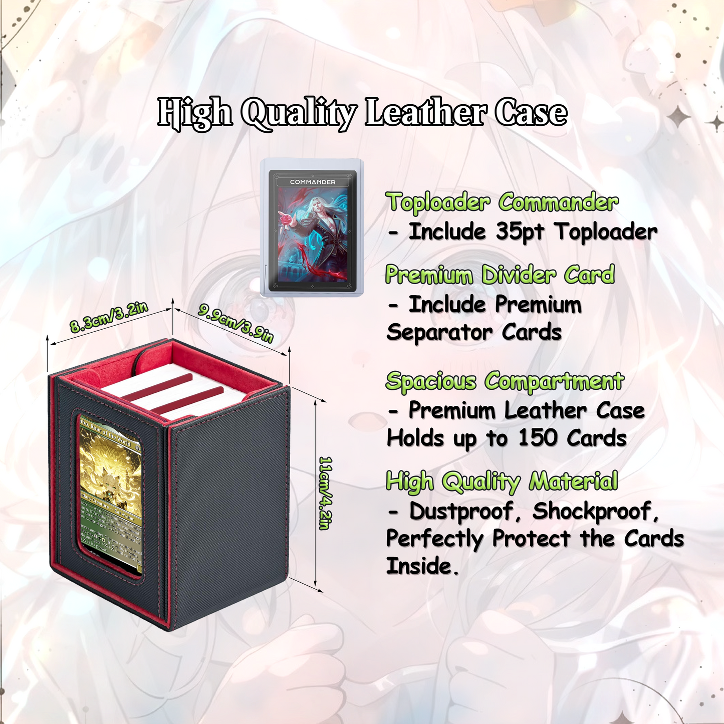 Chibi Catgirl MTG Deck - Arahbo EDH | Competitive Roar of the World | 100+ Premium Custom Cards