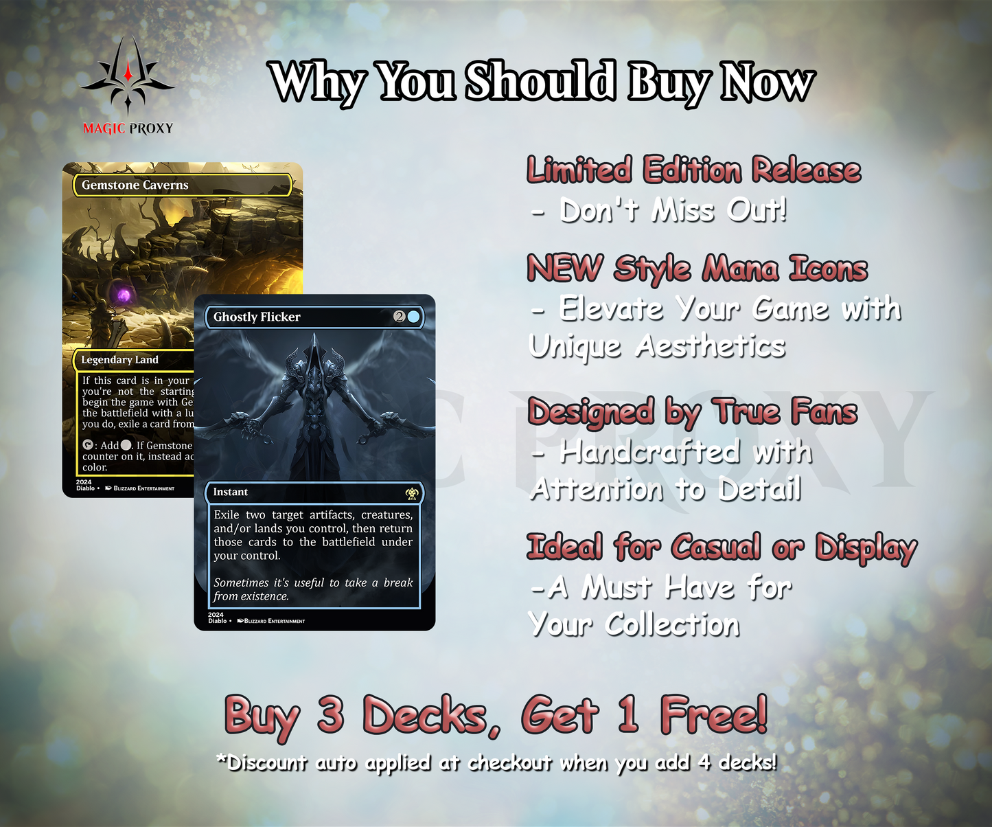 Diablo Commander cEDH Deck - Diablo Commander Magic Commander - Magic Proxy Deck with 170+ Unique Cards - Custom Cards MTG Proxy for Casual Play