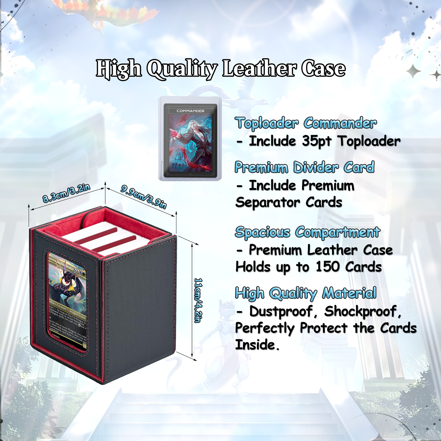 The Ur-Dragon EDH Proxy Deck - P.o.k.é.m.o.n Art, Tarkir Dragonstorm, Dragon Tribal Commander