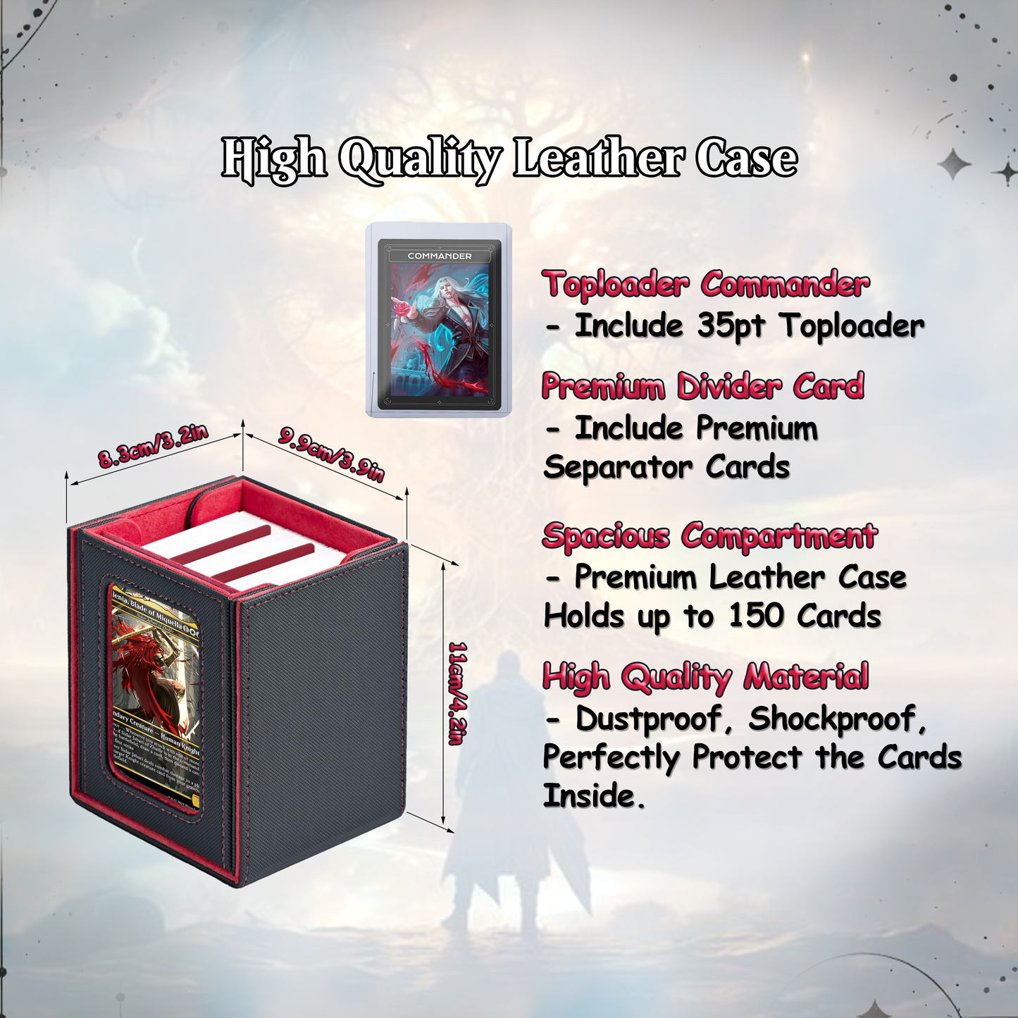 Elden Ring Commander Deck • Elden Ring Mtg Proxy Deck • Mtg Commander Deck • Custom MTG card • Sidar Jabari of Zhalfir • Mtg Proxy Commander