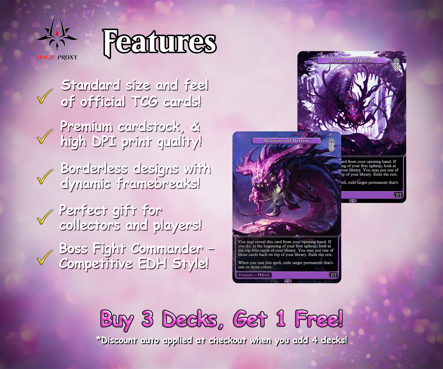 Eldrazi Tribal Commander cEDH Deck - Eldrazi Tribal Commander Magic Commander - Magic Proxy Deck with 160+ Unique Cards - Custom Cards MTG Proxy for Casual Play
