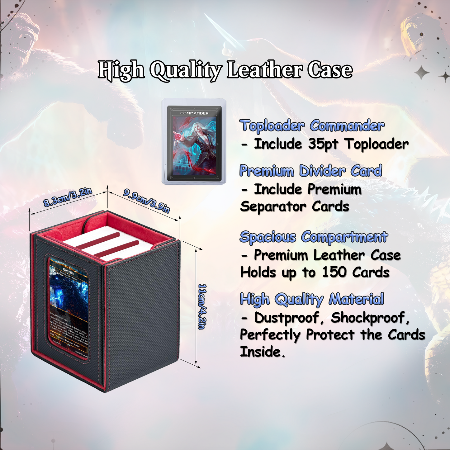 Godzilla Commander cEDH Deck - Godzilla Commander Magic Commander - Magic Proxy Deck with 170+ Unique Cards - Custom Cards MTG Proxy for Casual Play