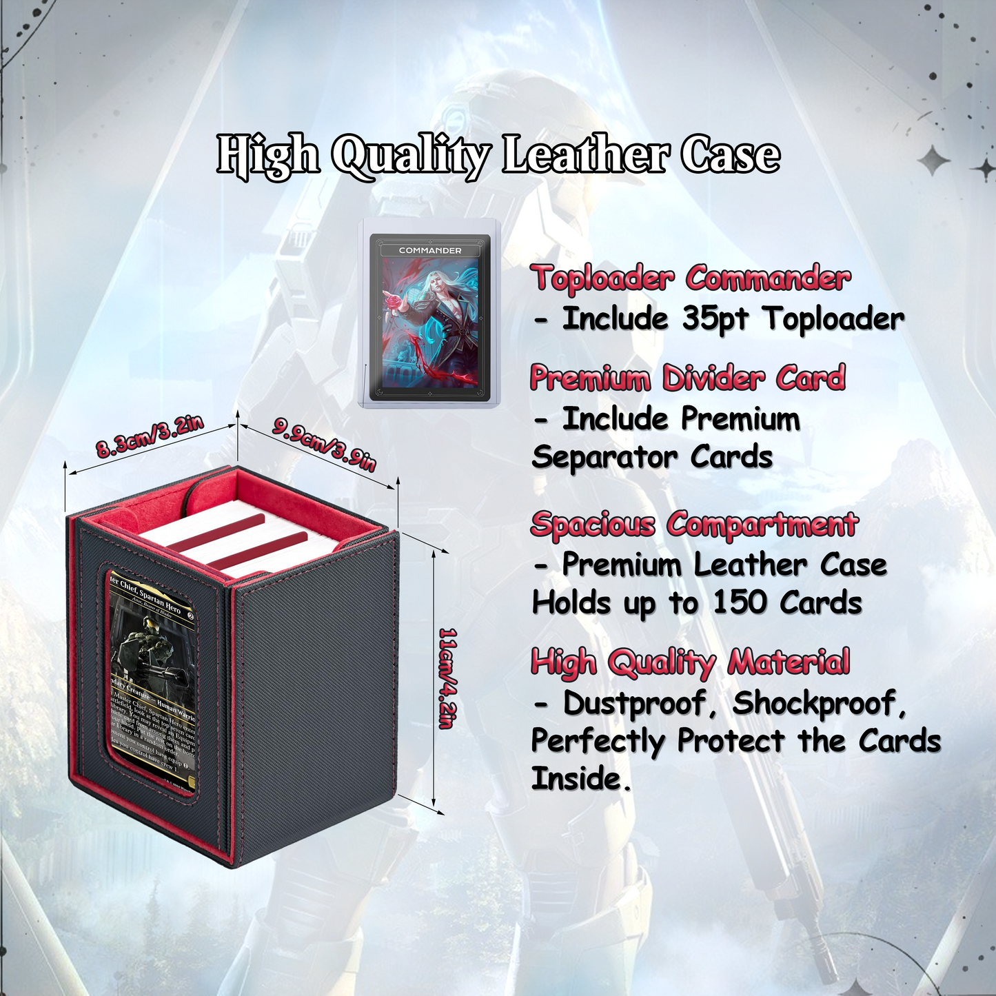 Halo Infinite Commander Deck • Halo Infinite themed Mtg Proxy Deck • Halo. Armor. • Mtg Deck Box • Proxy Custom Card • MTG Proxy Cards • Edh Deck