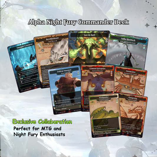 How to Train Your Dragon Commander cEDH Deck - How to Train Your Dragon Commander Magic Commander - Magic Proxy Deck with 150+ Unique Cards - Custom Cards MTG Proxy for Casual Play