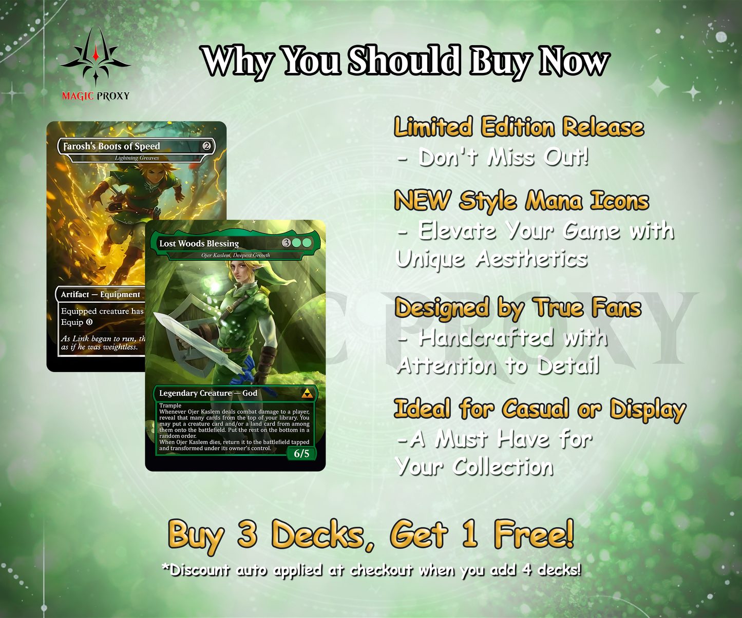 Saviors of Hyrule Commander cEDH Deck - Saviors of Hyrule Commander Magic Commander - Magic Proxy Deck with 160+ Unique Cards - Custom Cards MTG Proxy for Casual Play