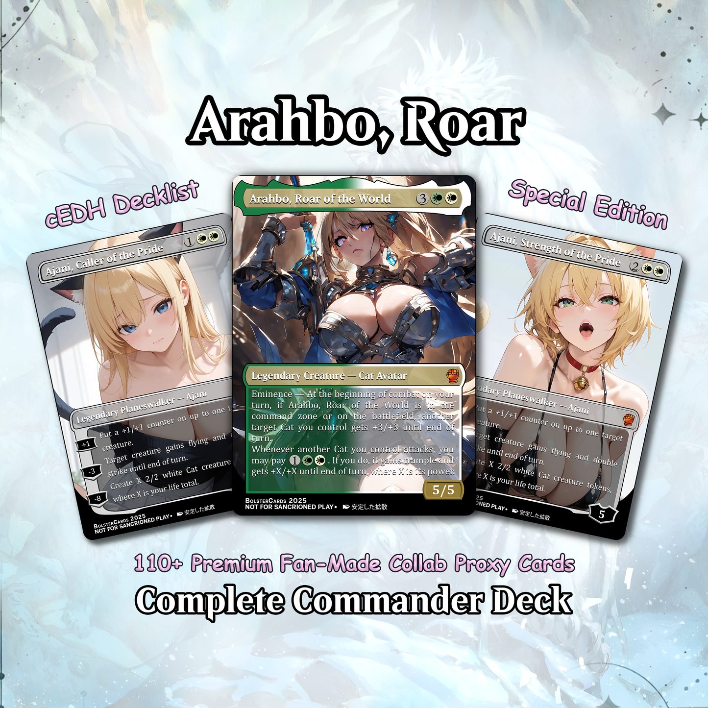 Arahbo, Roar of the World Anime Style Waifu Tribal Commander Deck Special Edition