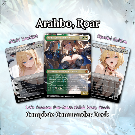 Arahbo, Roar of the World Anime Style Waifu Tribal Commander Deck Special Edition
