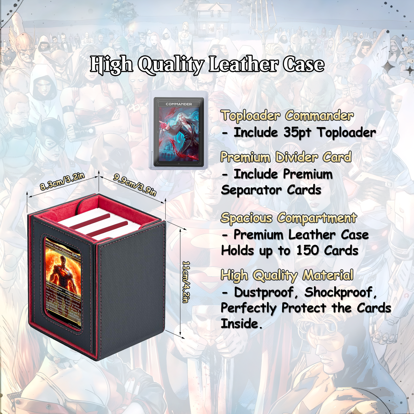 D.C Commander Deck • S.u.p.e.r.m.a.n • Forge a New Legacy in the MTG Multiverse! • Custom MTG Cards • Premium Proxy Cards • Complete EDh Deck