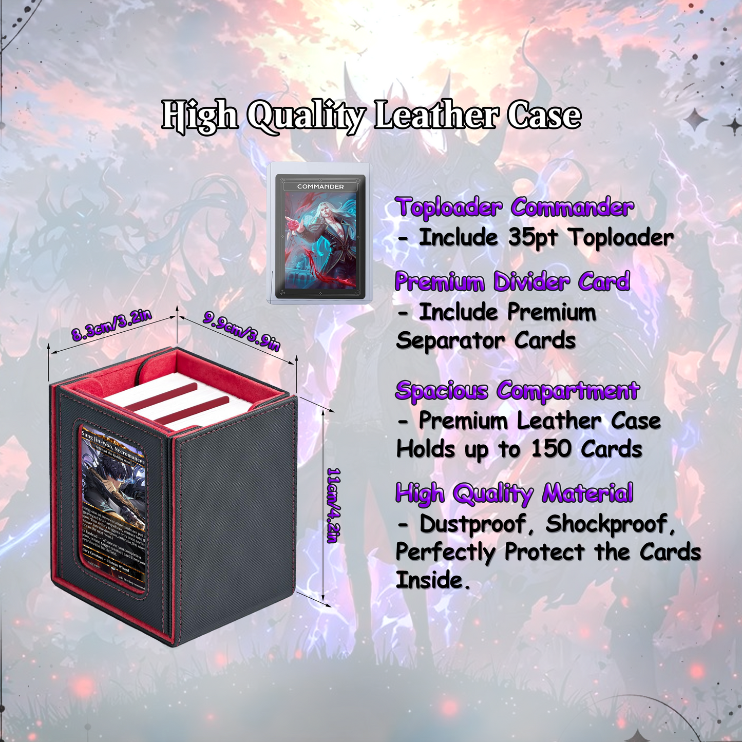 Solo Leveling Proxy EDH | Jinwoo Sung Commander | Anime-Inspired Custom MTG Cards