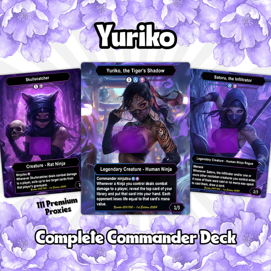 Yuriko Commander Ninja Deck – Custom Cards for Casual Play