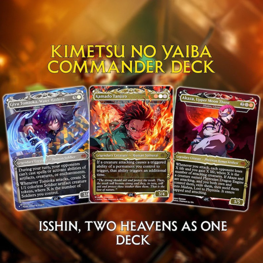 Demon Slayer Theme / Kimetsu no Yaiba Commander Deck / Premium Paper Proxy Deck / 100 cards + tokens / Combat Trigger Theme Bracket 4 EDH Magic Deck