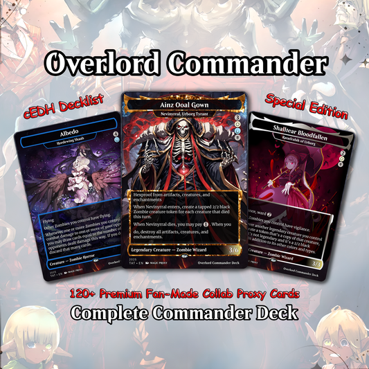 Overlord Zombie Tribal EDH Deck – Custom Anime-Inspired Deck