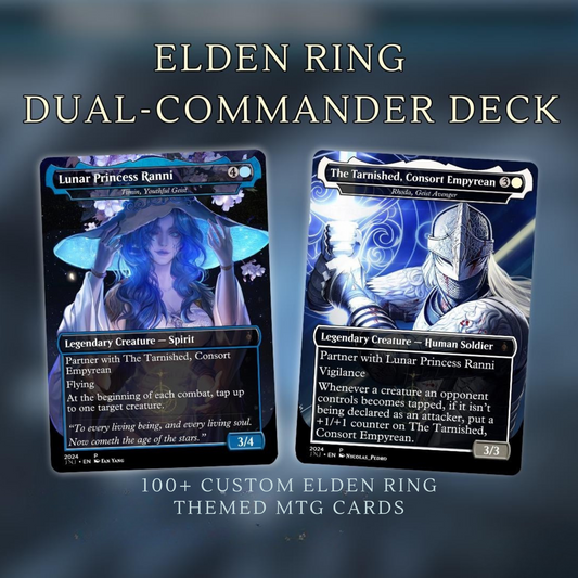Elden Ring Commander | Dual-Commander Azorius Control Voltron | 100+ Custom Proxy Cards