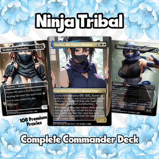 Yuriko, the Tiger's Shadow Anime Waifu Proxy Custom Card TCG Foil/NonFoil Mature Gorgeous Anime Art For EDH Commander Gift For Him/Her