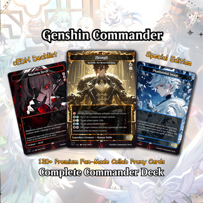 Genshin MTG Deck - Kenrith EDH | Premium The Evolution | Custom Competitive 100+ Cards