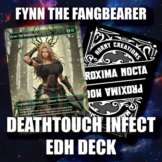 Conquer with Poison & Passion! | Custom Proxy MTG EDH Deck – Fynn, the Fangbearer | Sexy Viking Art