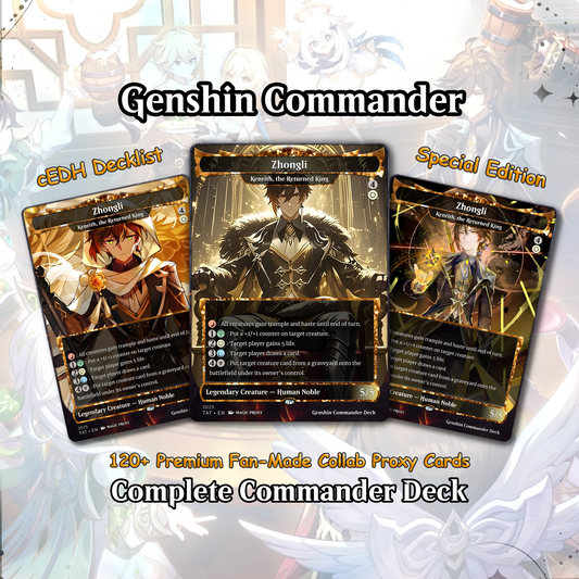 Genshin MTG Deck - Kenrith EDH | Premium The Evolution | Custom Competitive 100+ Cards