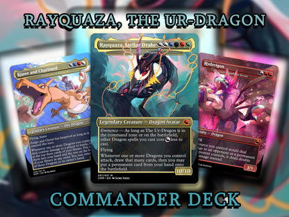The Ur-Dragon EDH Proxy Deck - P.o.k.é.m.o.n Art, T.a.r.k.i.r Dragonstor.m, Dragon Tribal Commander
