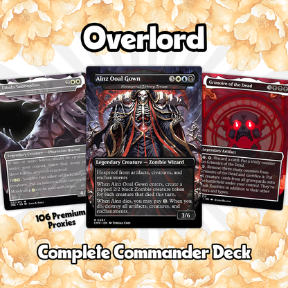 Overlord Zombie Tribal EDH Deck – Custom Anime-Inspired Deck